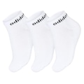 Meia adidas Linear Ankle Cushioned 38 Ao 40 - 3 Pares - Adulto BRANCO