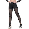 Calça Legging Mesh Feminina Manalinda PRETO