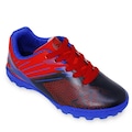 Chuteira Society Dray Marvel Homem-Aranha - Infantil VERMELHO/AZUL