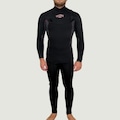 Long John Billabong Absolute Full 22mm Chest Zip - Masculino PRETO/CINZA