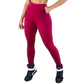 Calça Legging Cintura Alta Mvb Modas Suplex Fitness - Feminina VINHO