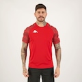 Camisa Kappa Raglany - Masculina VERMELHO