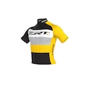Camisa Ciclismo Elite Pro Racing Ert Vanert Slim Fit Unissex PRETO/AMARELO