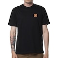 Camiseta Dc Shoes Mini Square Stripe Sm24 - Masculina PRETO