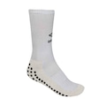 Meião Umbro 3/4 Grip Antiderrapante - Adulto BRANCO/AMARELO CLARO