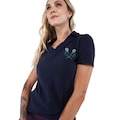 Camisa Polo Lauf Vision - Feminina AZUL ESCURO