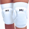 Joelheira de Vôlei N1 Sport Spry Profissional - Adulto BRANCO