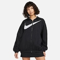 Jaqueta com Capuz Nike Sportswear Essential Woven - Feminina PRETO