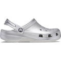 Sandália Crocs Classic Metallic Cg T Silver - Unissex CINZA