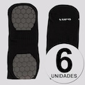 Kit Meias Cano Baixo Lupo Performance Antiderrapante - 41 a 44 - 6 Pares - Unissex PRETO