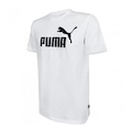 Camiseta Puma Ess Logo Tee 680767 - Masculina BRANCO