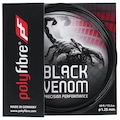 Corda para Raquete de Tênis Polyfibre Black Venom 17L 1.25mm - Set Individual PRETO