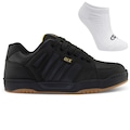 Tênis Qix Square + Par de Meias - Masculino PRETO