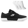 Tênis Mormaii Urban Pulse + 3 Pares de Meias - Masculino PRETO/BRANCO