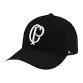 Boné do Corinthians Supercap Cp Basic Oficial - Strapback - Adulto PRETO