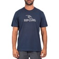 Camiseta Rip Curl Icon Palm - Masculina AZUL ESCURO