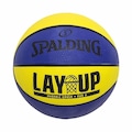Mini Bola Basquete Spalding Lay-Up AMARELO/AZUL