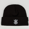 Gorro do Corinthians New Era Escudo - Adulto PRETO