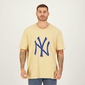 Camiseta New Era Mlb New York Yankees Essentials Duo - Masculina BEGE