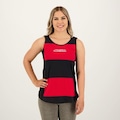 Camiseta Regata do Flamengo Braziline Lab - Feminina PRETO