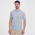 Camiseta New Balance Essentials - Masculina CINZA CLA/ROSA CLA