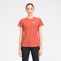 Camiseta New Balance Q Speed Jacquard - Feminina VERMELHO
