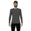Camisa Térmica e Compressão Finta Manga Longa Uv 50 - Masculina CINZA