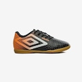 Chuteira Futsal Infantil Umbro Warskin PRETO
