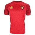 Camisa do Sport Recife Aquecimento 2022 Umbro - Masculina VERMELHO