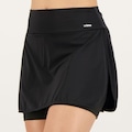 Shorts-Saia Selene Fitness - Feminino PRETO