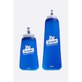 Kit Garrafas Dobráveis Soft Flash Hupi 250ml + 500ml AZUL