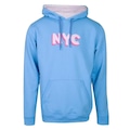 Blusão de Moletom com Capuz New Era Canguru New York City Nyc Sweet Winter - Masculino AZUL
