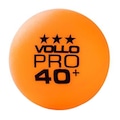Bola de Tênis de Mesa Vollo 3 Estrelas Pro 40+ LARANJA