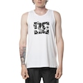 Camiseta Regata DC Shoes Crushed Glass - Masculina BRANCO