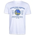 Camiseta New Era Golden State Warriors NBA Building - Masculina BRANCO