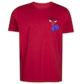 Camiseta New Era Chicago Bulls Nba Core City Icons - Masculina VERMELHO