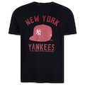 Camiseta New Era New York Yankees mlb Building - Masculina PRETO