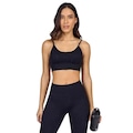 Top Fitness com Bojo Alto Giro Alcinha - Feminino PRETO