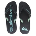 Chinelo Quiksilver Layback Rubber Ocean - Unissex PRETO