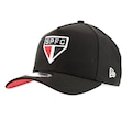 Boné Aba Curva New Era São Paulo 9Forty Sn Soccer - Snapback - Adulto PRETO
