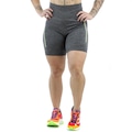 SHORT KNIT OLK FEM CINZA