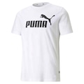Camiseta Puma Ess Logo - Masculina BRANCO/PRETO