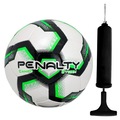 Bola de Futebol de Campo Penalty Storm XXIII + Bomba de Ar BRANCO/VERDE