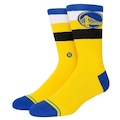Meia Cano Alto Stance Golden State Warriors - Adulto AMARELO