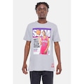 Camiseta Mitchell & Ness Philadelphia 76Ers Slam Iverson - Masculina CINZA ESCURO