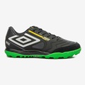 Chuteira Society Umbro Pro 5 Bump Club - Adulto PRETO/VERDE