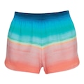Shorts Curto She Elastano Estampa Sunset Degadé LARANJA