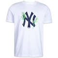 Camiseta New Era New York Yankees MLB Rooted Nature - Masculina BRANCO