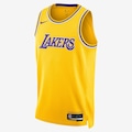 Camiseta Regata Nike Los Angeles Lakers Icon Edition 2023/24 - Masculina AMARELO