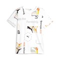 Camiseta Puma Classics Brand Love Printed - Infantil BRANCO